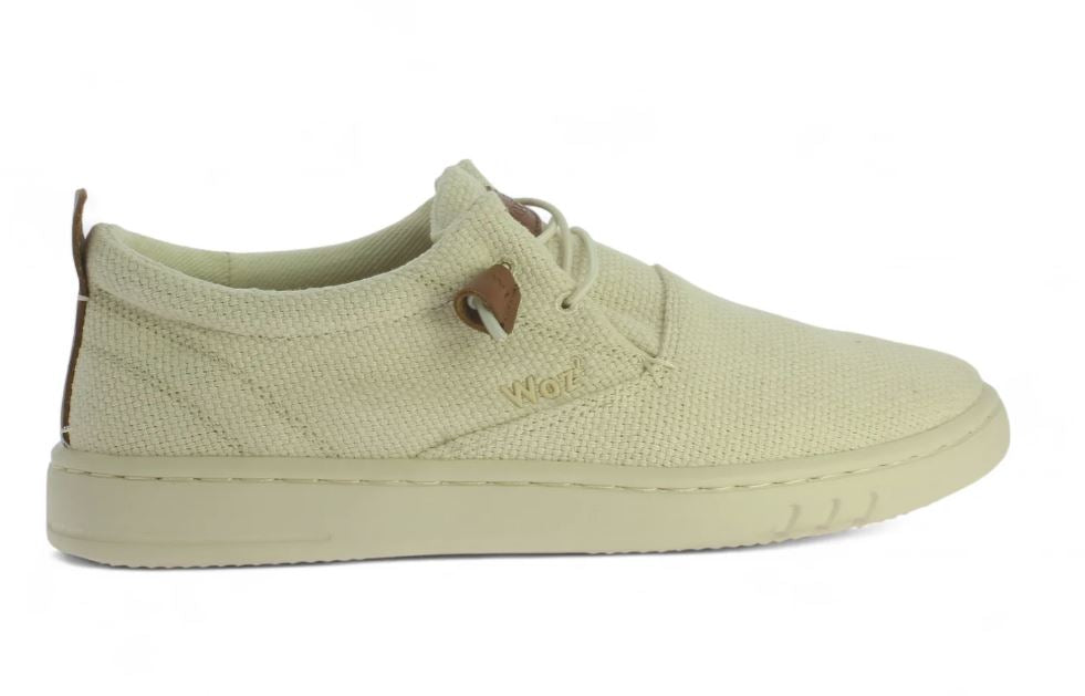 le bos Woz Ecru Robbie 50100 BOLD Fabric Men's Casual Shoes ROBBIE-BF-ECR