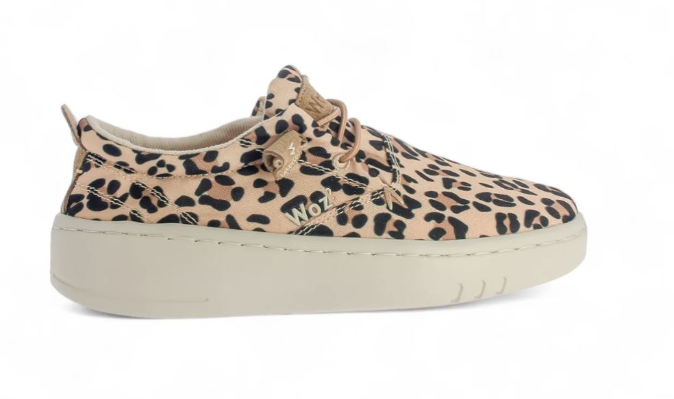 Le Bos Woz Leopard Camel Robbie Women's Sneakers ROBBIE-50100LCM