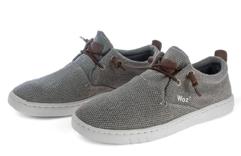 Le Bos Woz Taupe Robbie 50100 BOLD Fabric Men's Casual Shoes ROBBIE-BF-TAU