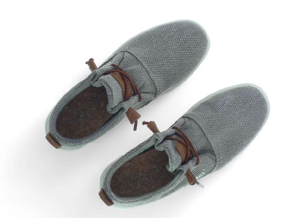 Le Bos Woz Taupe Robbie 50100 BOLD Fabric Men's Casual Shoes ROBBIE-BF-TAU