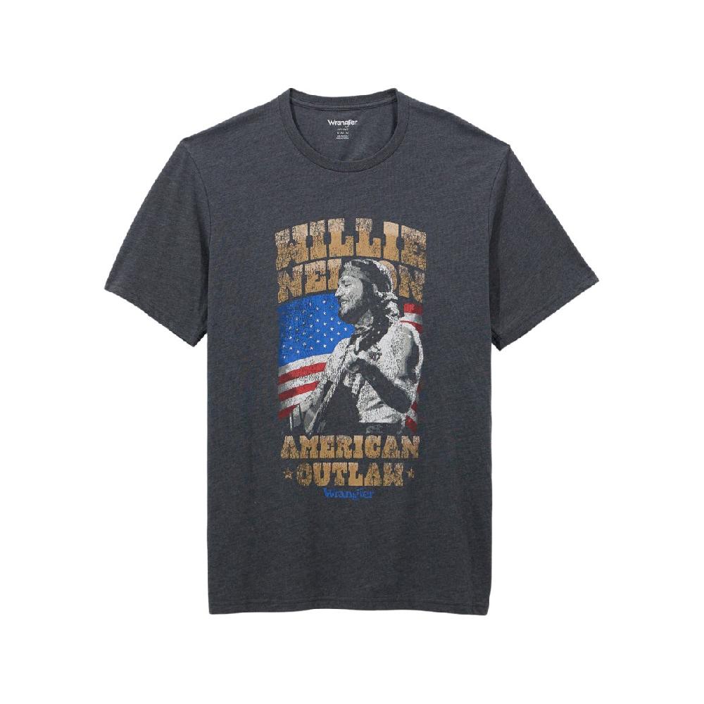 le bos Wrangler Asphalt Willie Nelson Regular Fit Men's Graphic T-Shirt 112361069