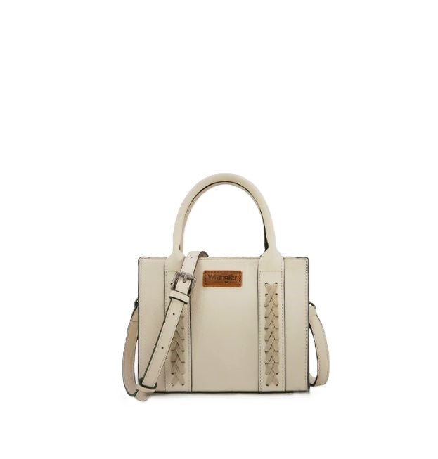 le bos Wrangler Beige Whipstitch Mini Tote Bag WG70S-8120BG