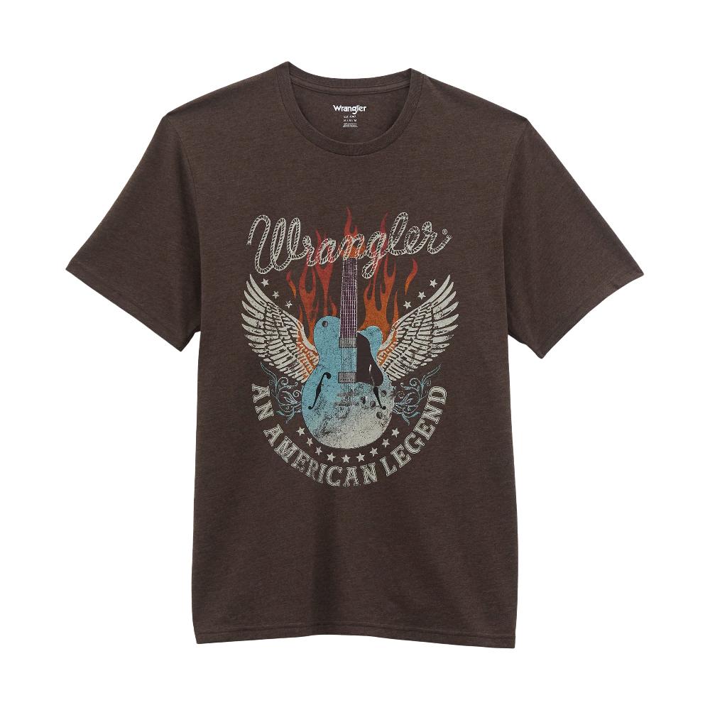le bos Wrangler Black Coffee Heather Men's Nostalgia Band T-Shirt 112358815