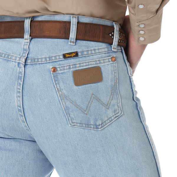 Le Bos Wrangler Bleach Cowboy Cut Original Fit Men's Jeans 13MWZGH