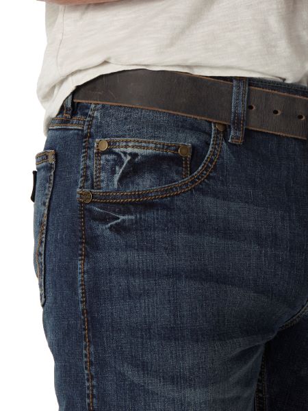 Le Bos Wrangler Bozeman Retro Slim Fit Men's Straight Leg Jeans WLT88BZ