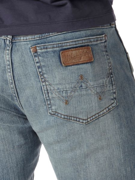 Le Bos Wrangler BR Wash Retro Slim Men's Bootcut Jeans 77MWZBR