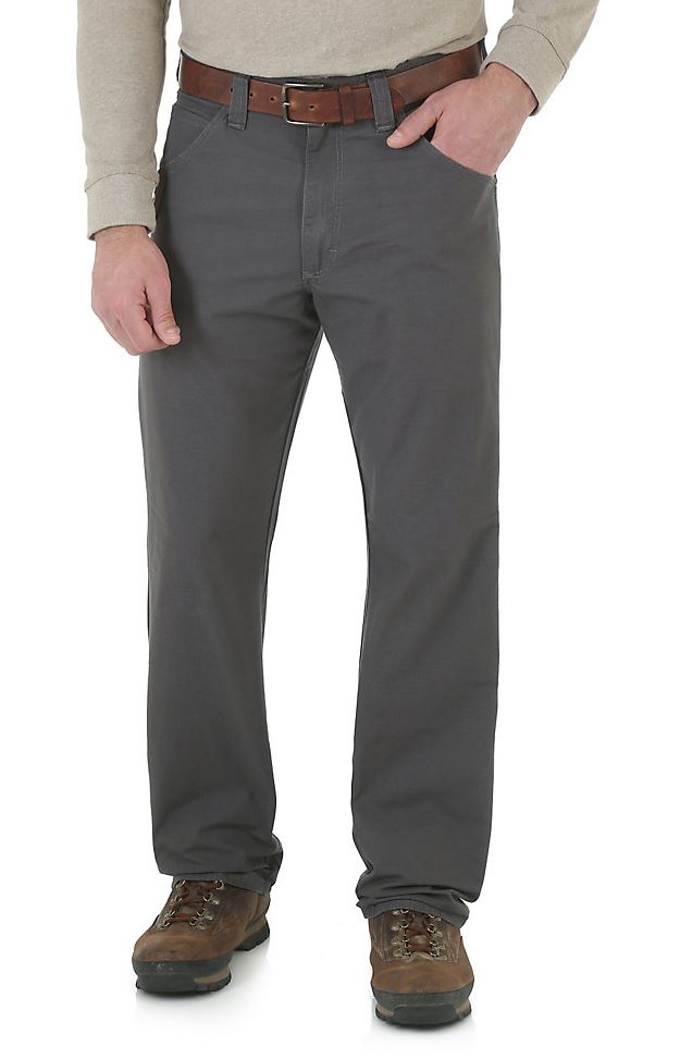 le bos Wrangler Charcoal Riggs Workwear Technician Mens Pants 3W045CH