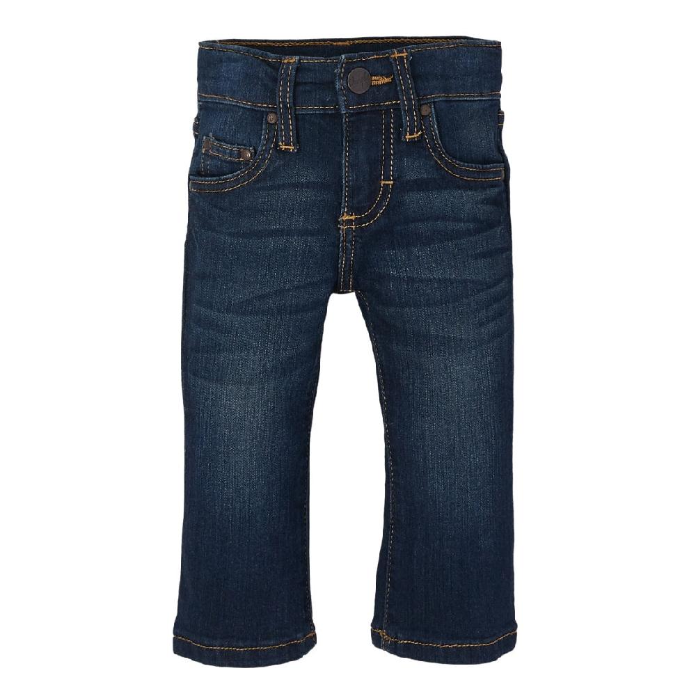 Le Bos Wrangler Dark Blue Baby Boy Adjustable Waist Western Jean 10PQJ136D