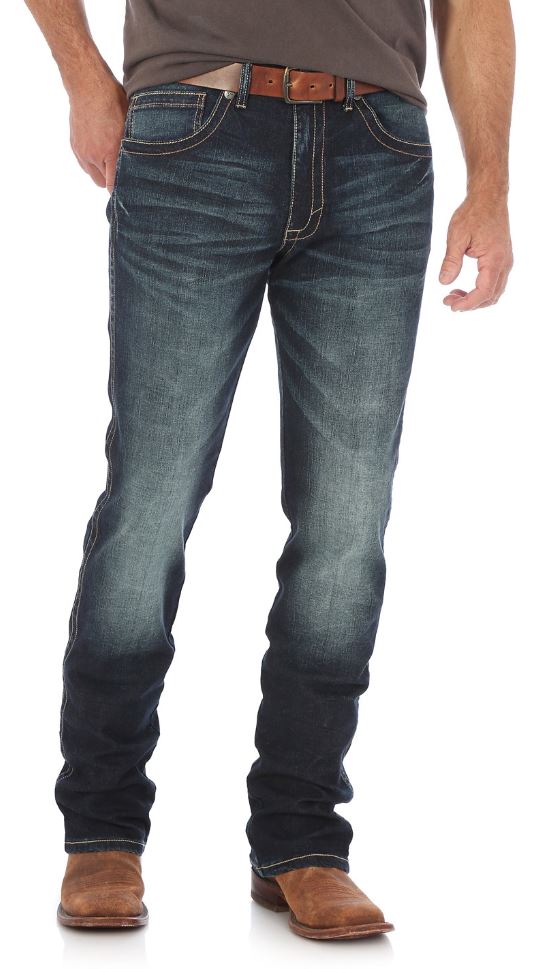 Le Bos Wrangler Denver Denim 20X No.44 Mens Slim Fit Straight Leg Jeans