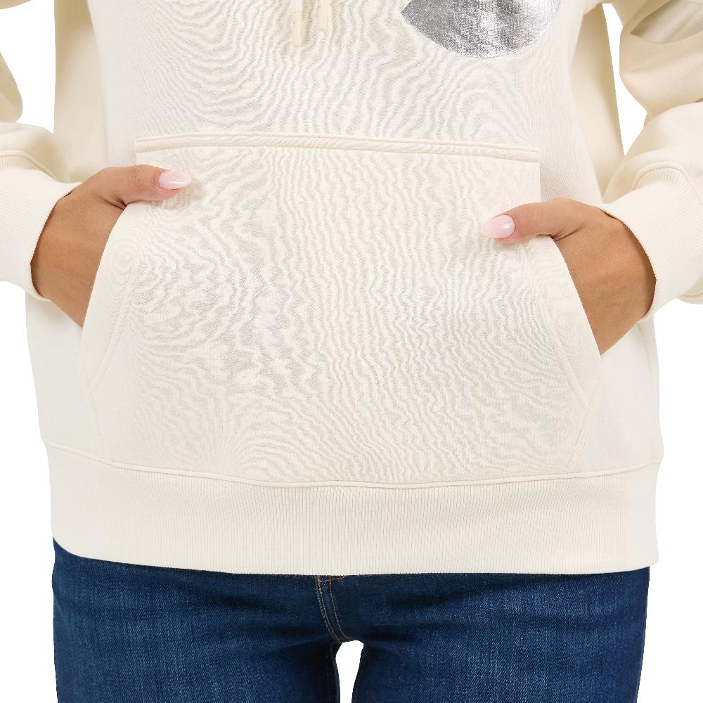 Le Bos Wrangler Icy White Bold Logo Womens' Hoodie 112371540