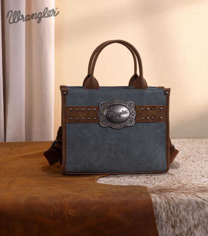 Le Bos Wrangler Jean Buckle Tote Crossbody WG250-81202JN