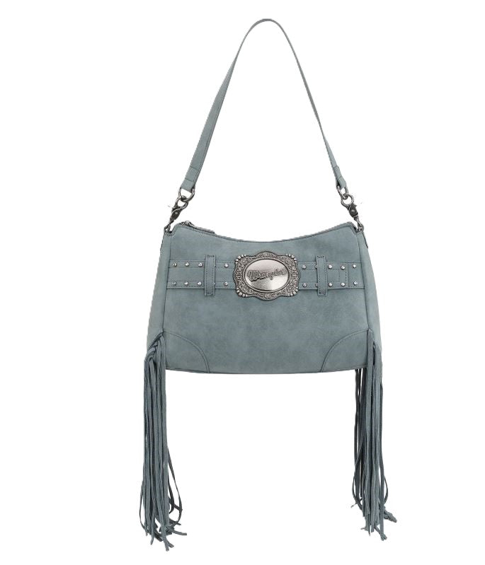 Le Bos Wrangler Jean Color Fringe Buckle Hobo Bag/Crossbody Bag WG241-2022JN