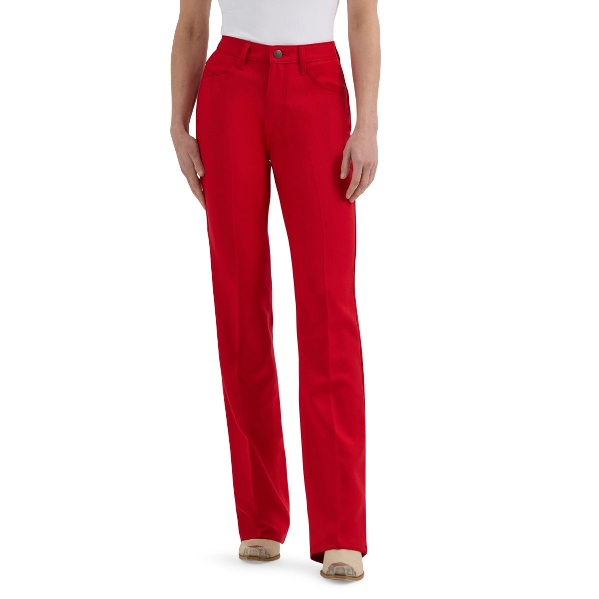 Le Bos Wrangler Joy (Red) Retro Wrancher Women's High Rise Jeans 112356619