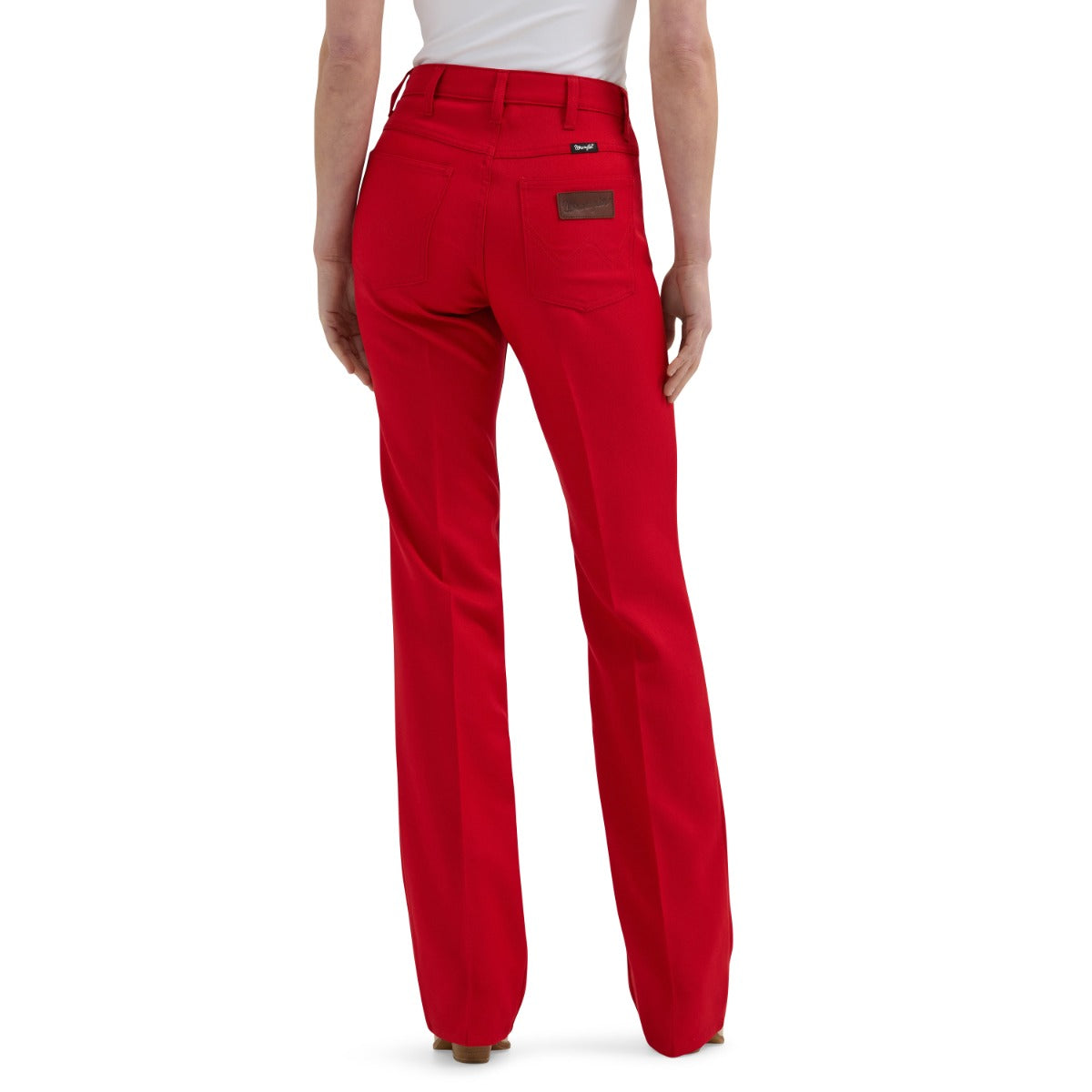 le bos Wrangler Joy (Red) Retro Wrancher Women's High Rise Jeans 112356619