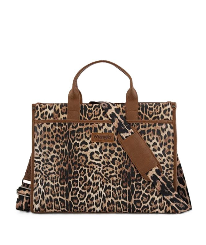 le bos Wrangler Leopard Laptop Tote Bag WG288-8119LP