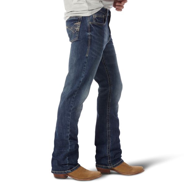 Le Bos Wrangler Midland Comfort Stretch 20X No. 42 Vintage Men's Bootcut Jeans 42MWXMD