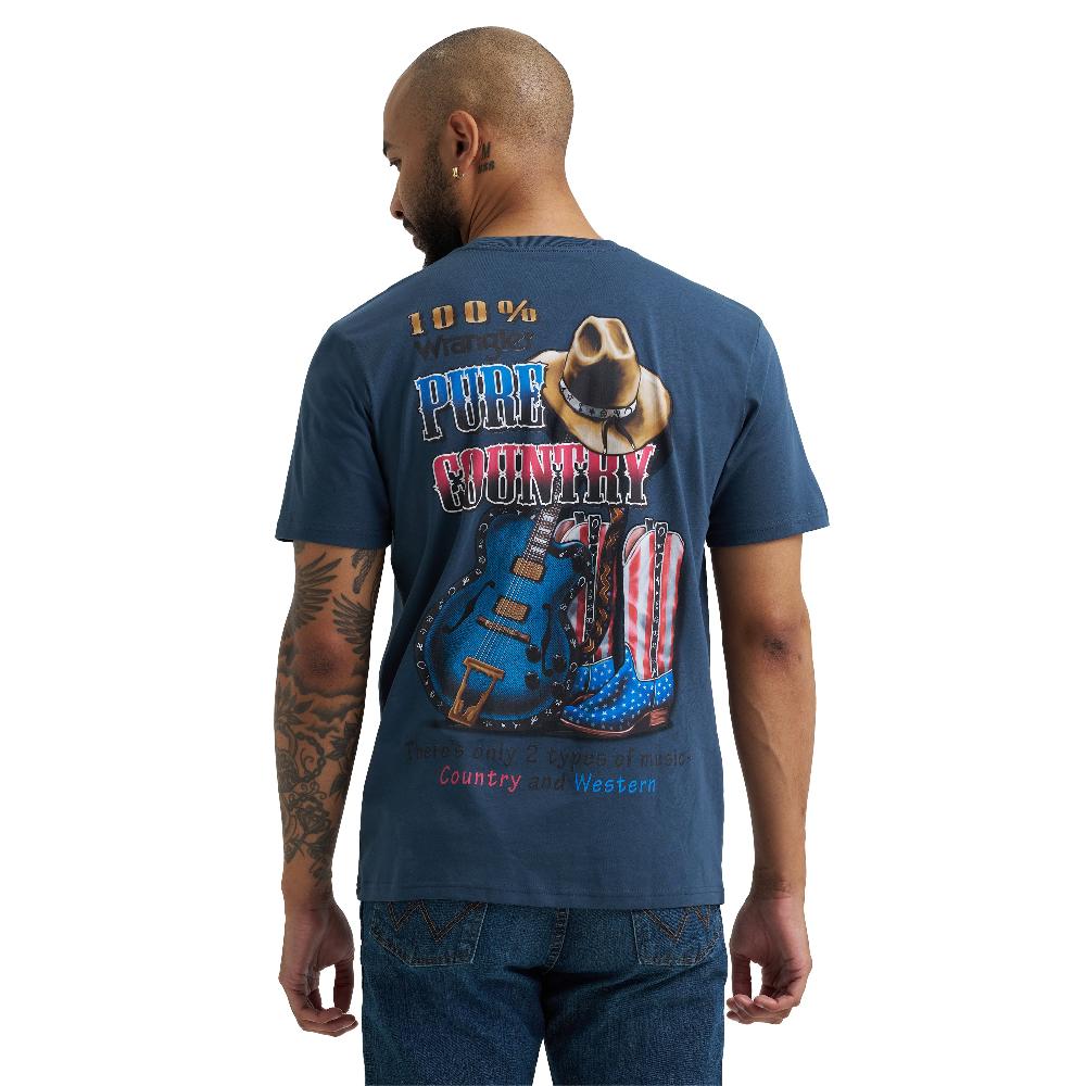 le bos Wrangler Midnight Navy Reissue Pure Country Men 112373738