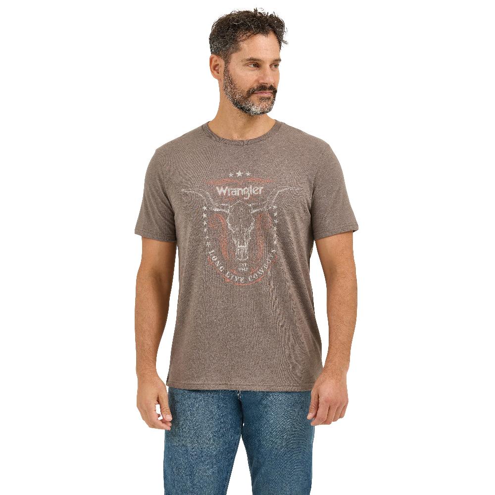 Le Bos Wrangler Morel Longhorn Men's Graphic T-Shirt 112368645