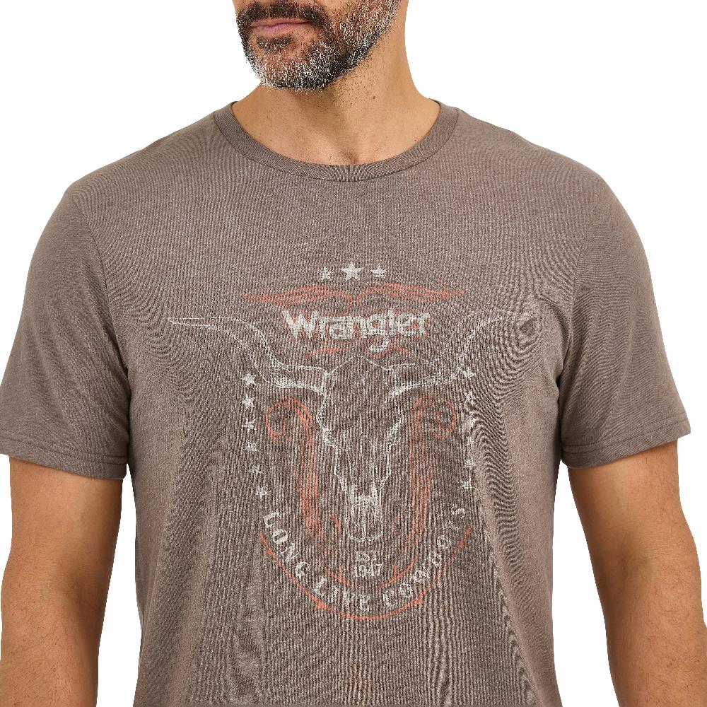 Le Bos Wrangler Morel Longhorn Men's Graphic T-Shirt 112368645