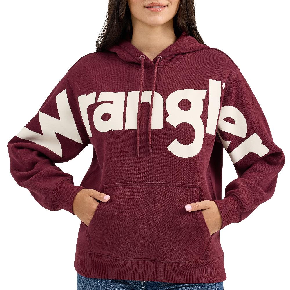 Le Bos Wrangler Port Bold Wrangler Logo Women's Hoodie 112367233