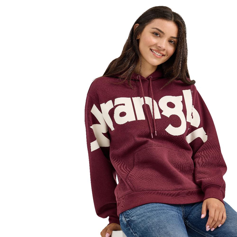Le Bos Wrangler Port Bold Wrangler Logo Women's Hoodie 112367233