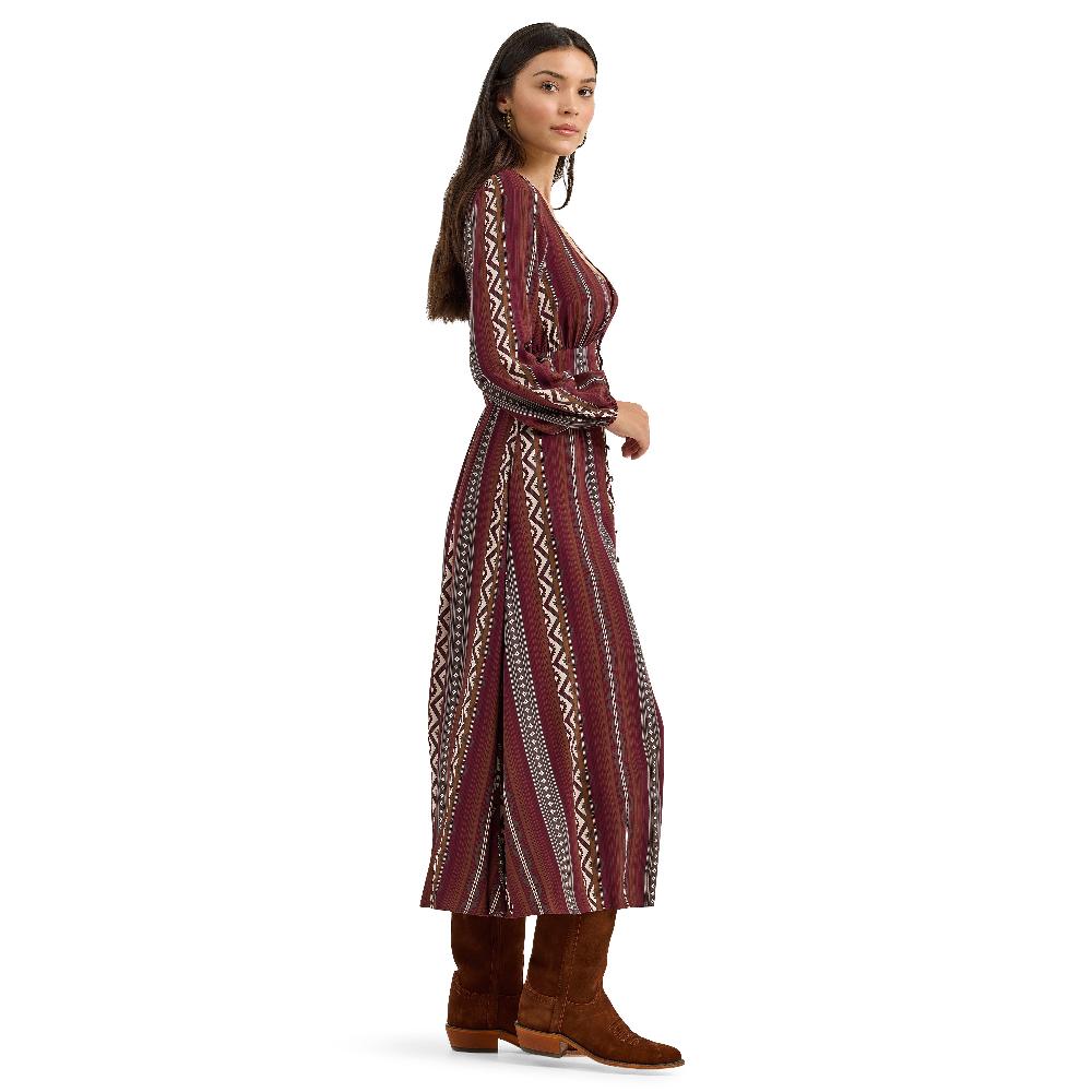 Le Bos Wrangler Port Princess Waist Button Front Maxi Dress 112367389