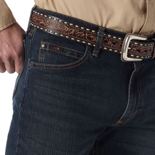 Le Bos Wrangler Root Beer 20X Advanced Comfort 02 Competition Slim Men's Jeans 02MACRB
