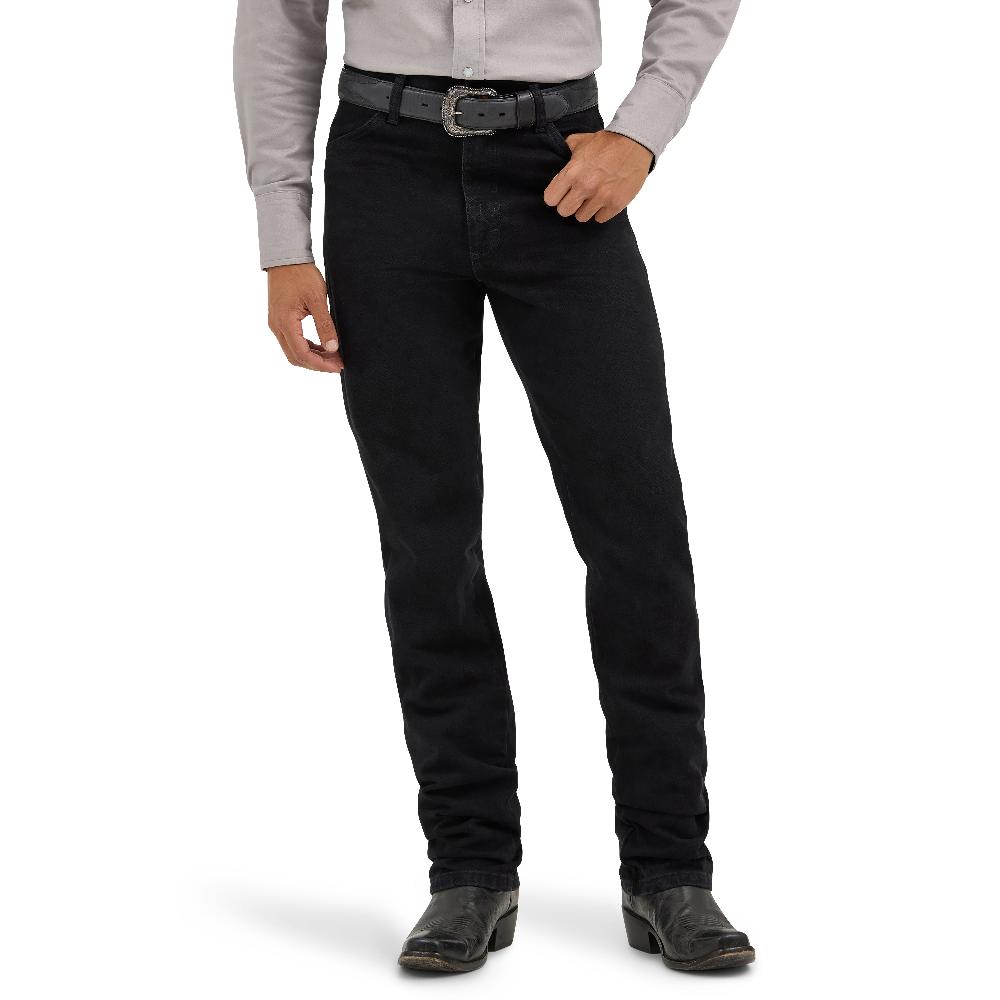 Le Bos Wrangler Shadow Black Cowboy Cut Slim Fit Men's Jeans 100936WBK