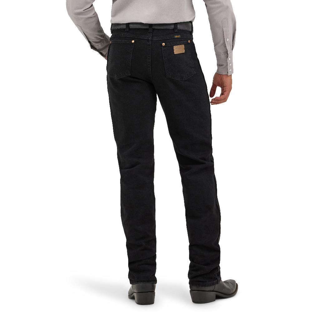 le bos Wrangler Shadow Black Cowboy Cut Slim Fit Men's Jeans 100936WBK