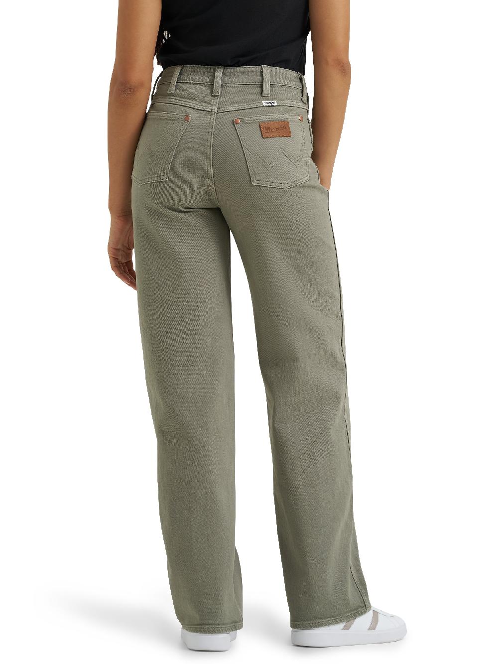 Le Bos Wrangler Shadow Women's Loose Straight Mid Rise Jeans 112369388