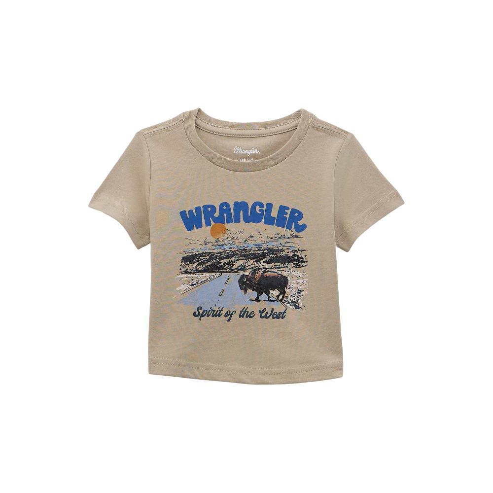 le bos Wrangler Spirit Brown Little Boy's Short Sleeve Graphic T-Shirt 112368712