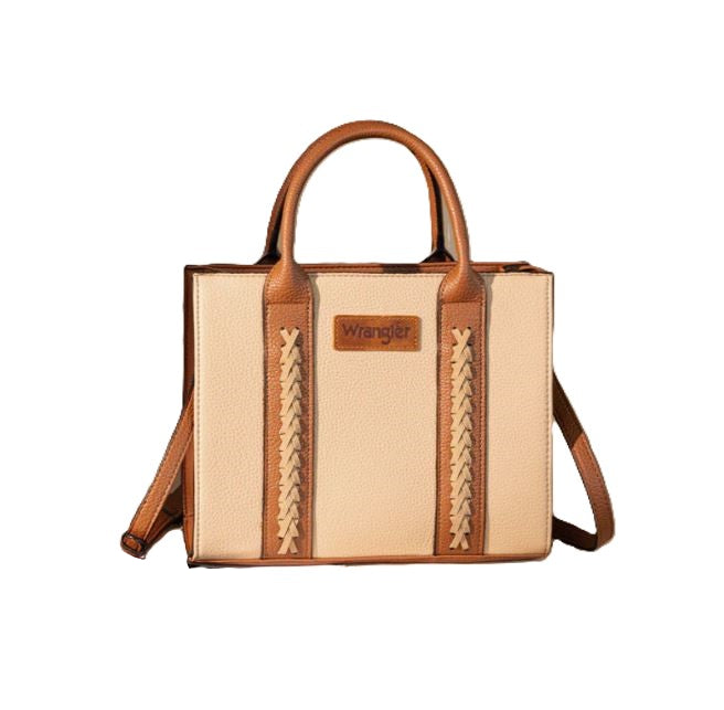 le bos Wrangler Tan Whipstich Crossbody Tote Bag WG225-8120TN