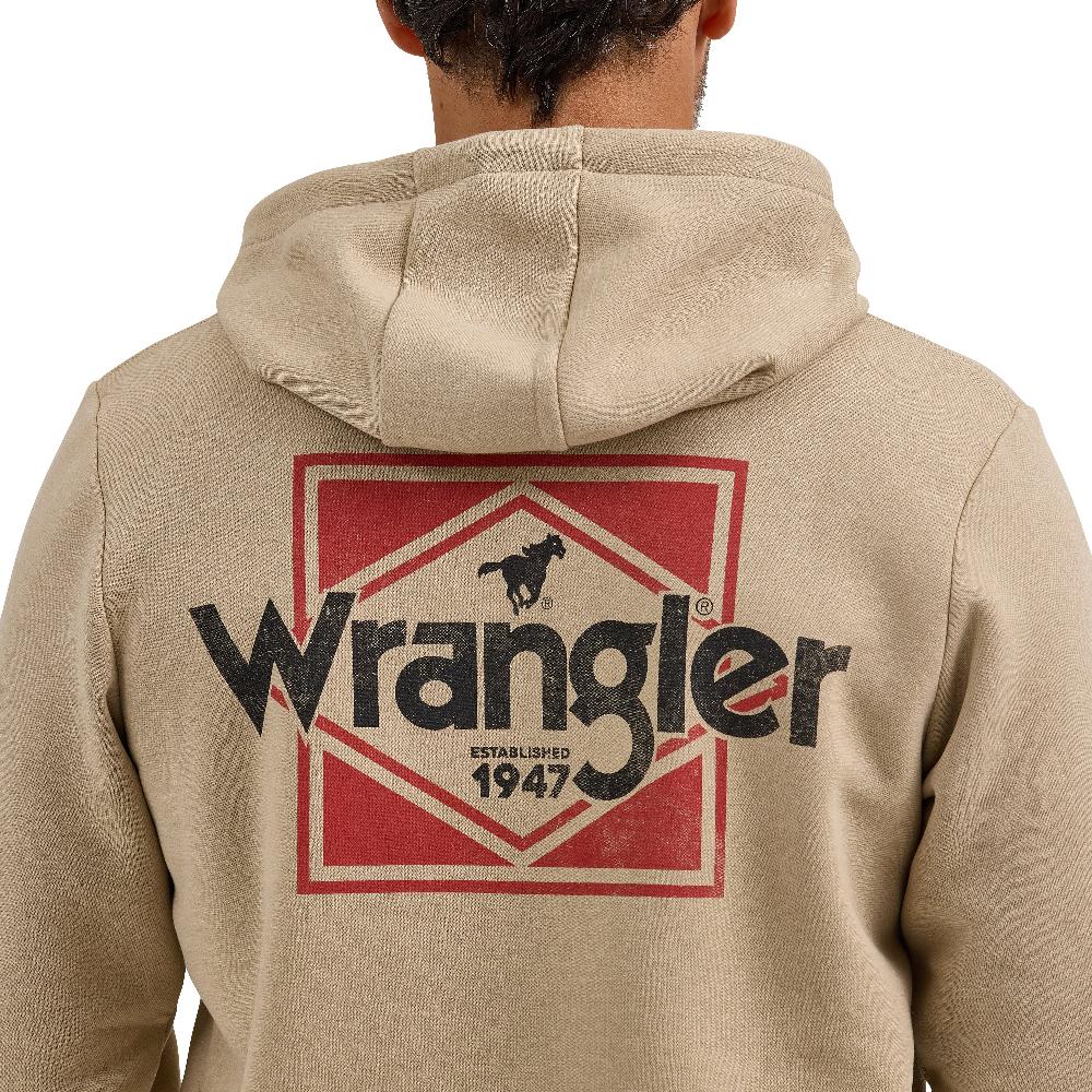 Le Bos Wrangler Trench Coat Color Men's Regular Fit Graphic Hoodie 112365710