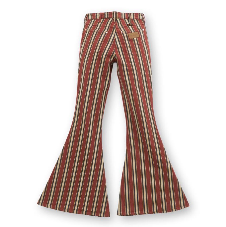 le bos Wrangler x Lainey Henna Stripe Clay Denay Women's Bell Bottom Jeans 112360632