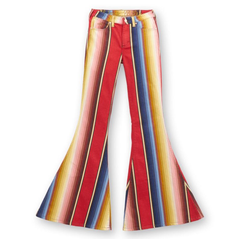 Le Bos Wrangler X Lainey Rodeo Ben Stripe Women's Bell Bottoms 112360660