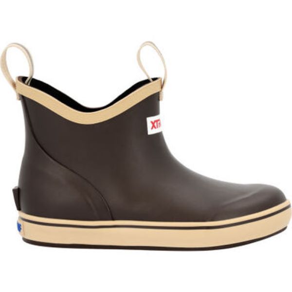 Le Bos Xtratuf Brown Kids Ankle Deck Boots XKAB-900