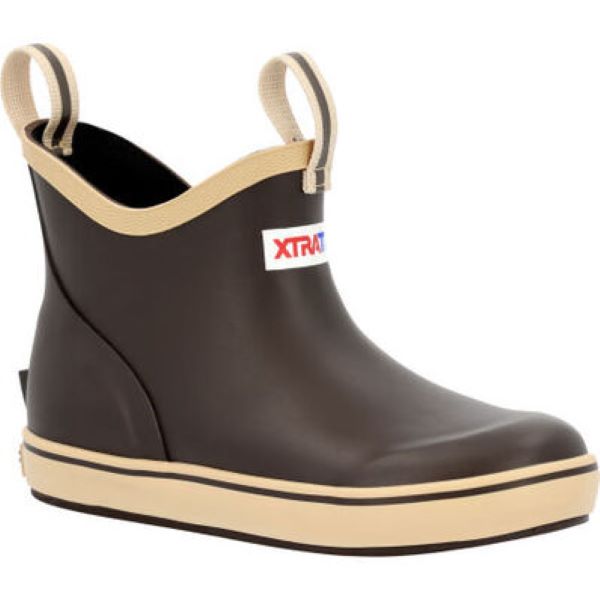 le bos Xtratuf Brown Kids Ankle Deck Boots XKAB-900