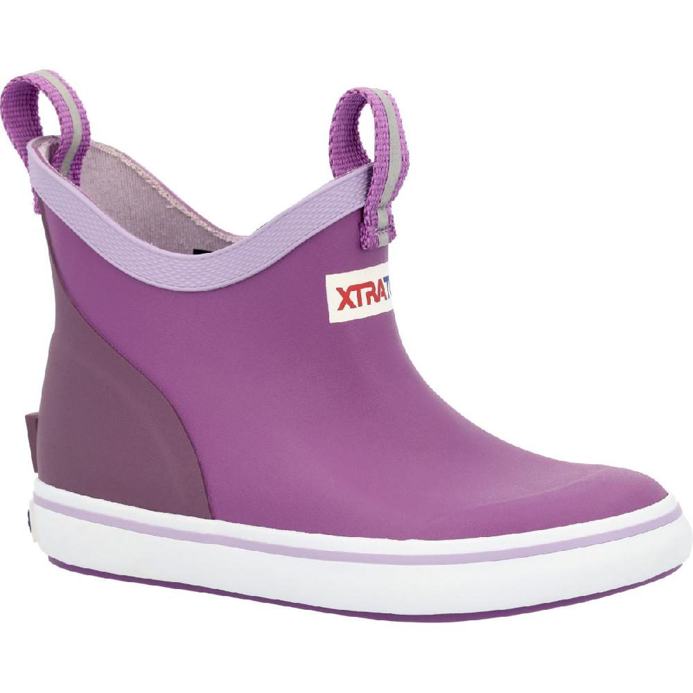 le bos Xtratuf Dewberry/Purple Gumdrop Ankle Deck Boots (Youth size 2-5) XKAB-500