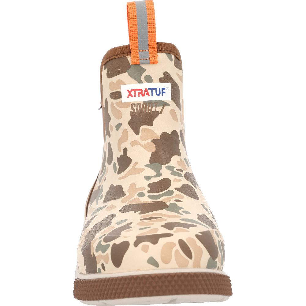 Le Bos Xtratuf Duck Camo Men's 6 Inch Sport Ankle Deck Boots XADSMDCM