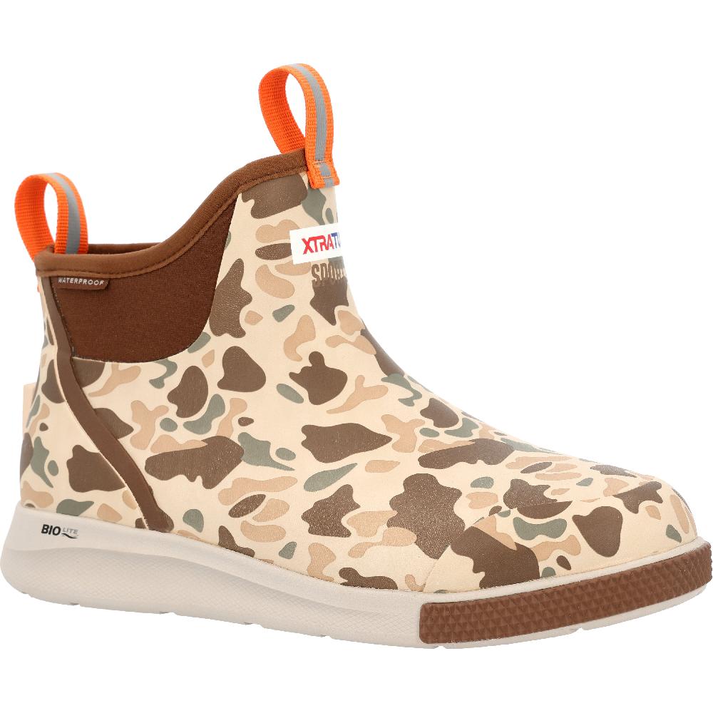 le bos Xtratuf Duck Camo Men's 6 inch Sport Ankle Deck Boots XADSMDCM