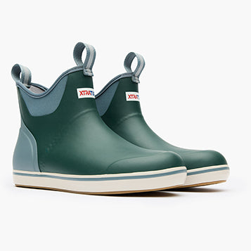 Le Bos Xtratuf Green Men's 6 Inch Ankle Deck Boots XMAB302