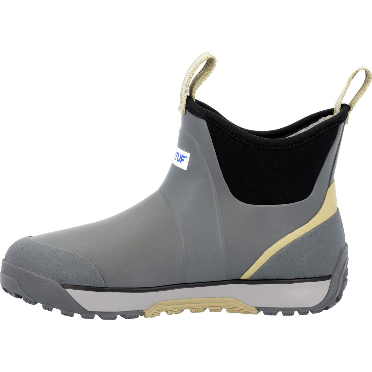 Le Bos Xtratuf Ice Glacier Trek Grey Men's Fleece Lined Ankle Deck Boots AIMR100