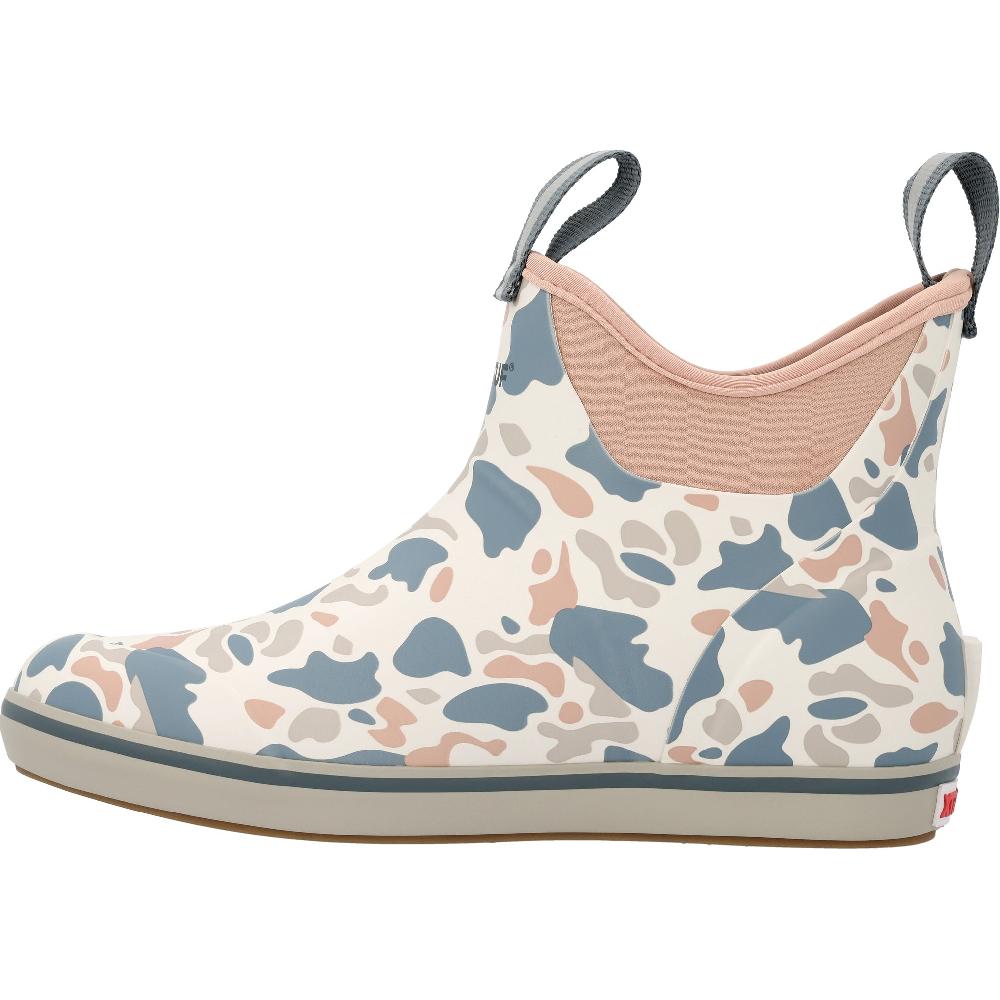 Le Bos Xtratuf Ivory Duck Camo Women's 6 Inch Ankle Deck Boots XWAB4DC