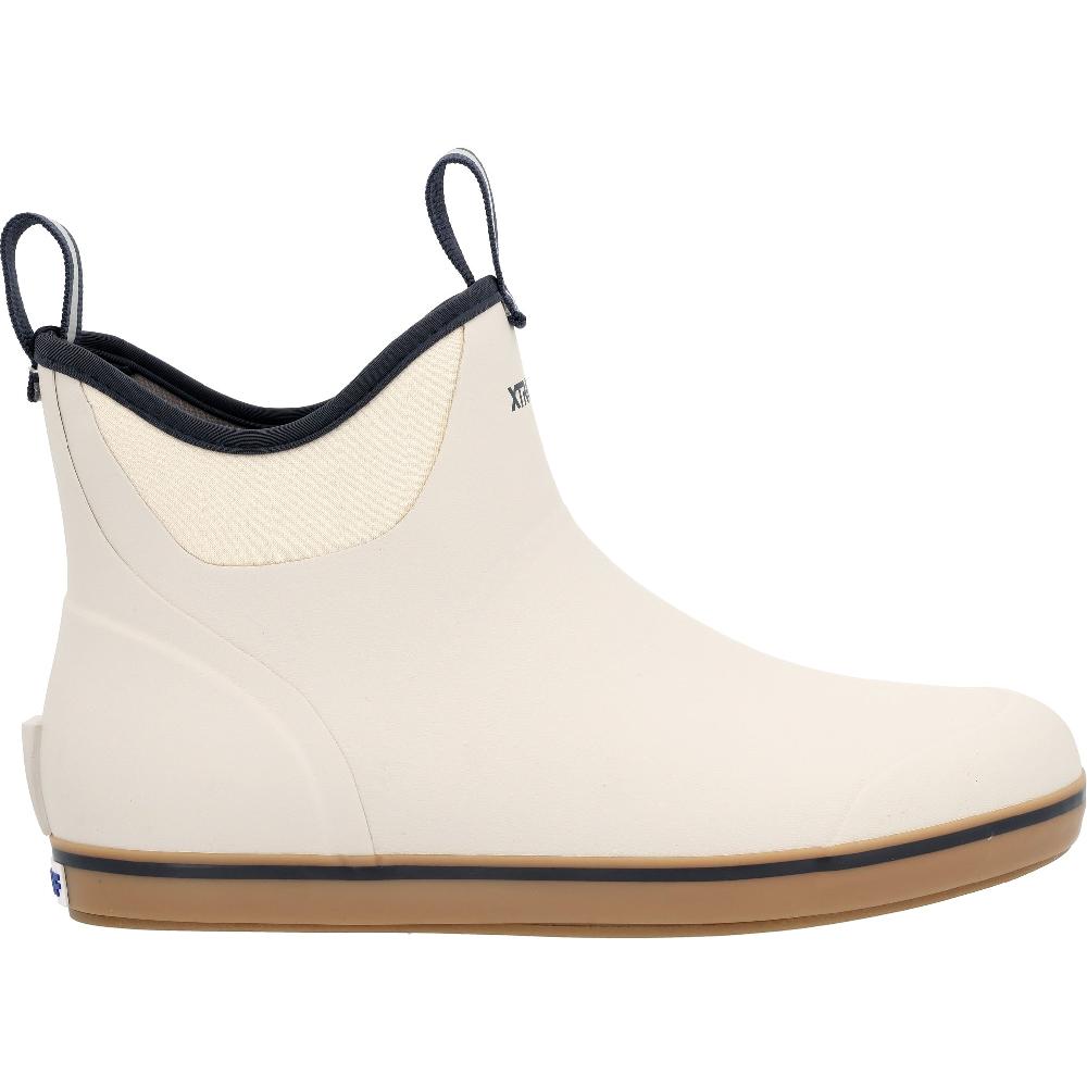 Le Bos Xtratuf Ivory Navy Men's 6 Inch Ankle Deck Boot XMAB100