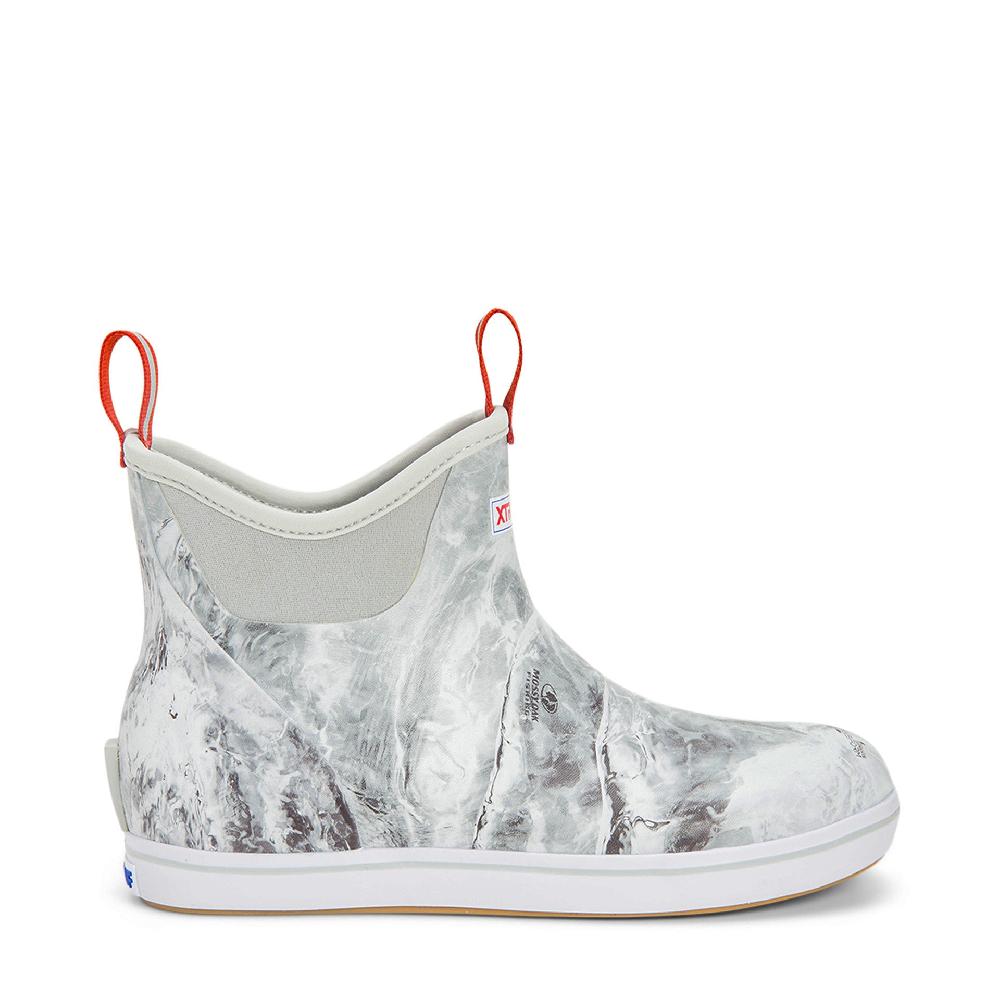 Le Bos Xtratuf Mossy Oak Elements Wakeform Hailstone Men's Ankle Deck Boots XMABMOH