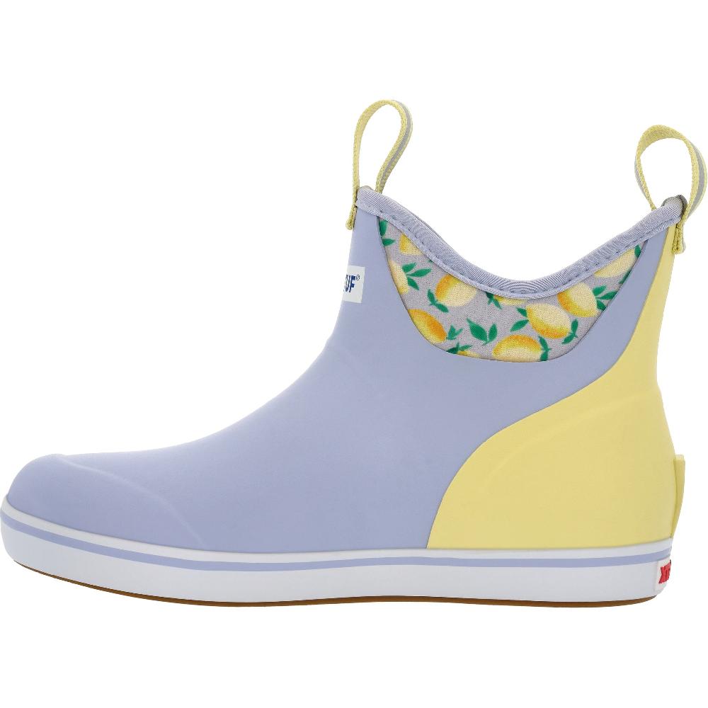 Le Bos Xtratuf Periwinkle/Lemon Women's 6 Inch Ankle Deck Boot XWAB502