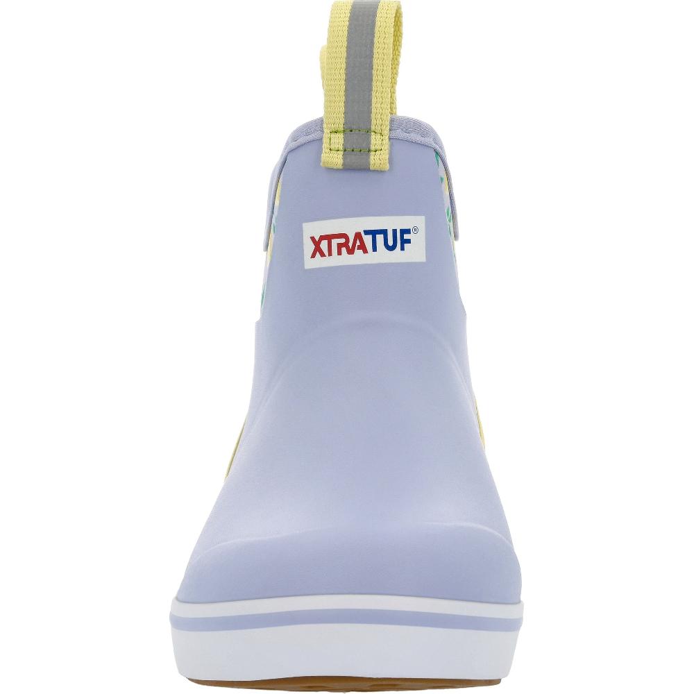 Le Bos Xtratuf Periwinkle/Lemon Women's 6 Inch Ankle Deck Boot XWAB502