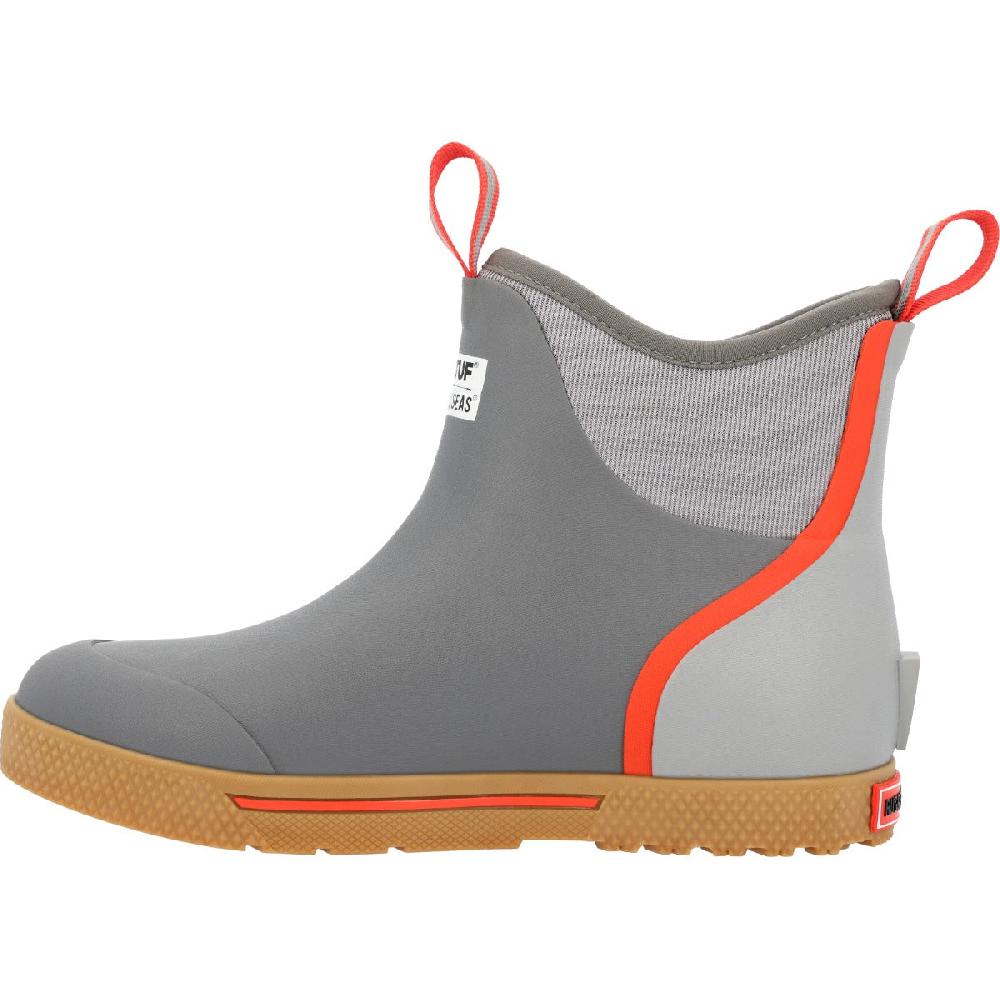Le Bos Xtratuf Smoked Pearl/Rugged Seas Men's Wheelhouse 6 Inch Ankle Deck Boots XMW102