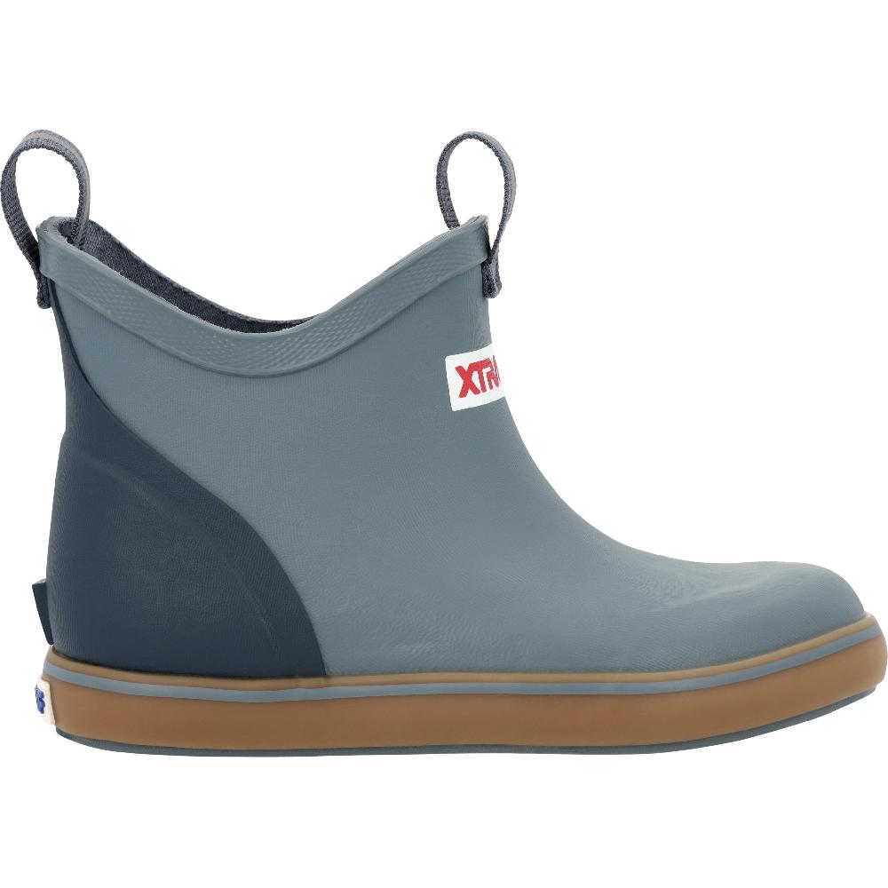 Le Bos Xtratuf Stormy Blue Big Kids' Ankle Deck Boots XKAB203