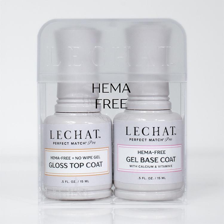 le chat HEMA-Free Gloss Top Coat & Base Coat Base Coat Perfect Match Duo Top Coat